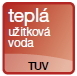 Ohev teplé uitkové vody TUV, tepelným erpadlem