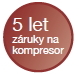Tepelné erpadlo Panasonic AQUAREA, prodlouená záruka na kompresor